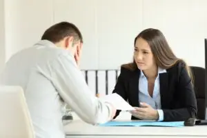 Sad employer filing complaint with Labor Board